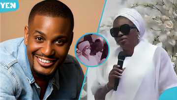 "When Ikenna came forth, we knew": Alexx Ekubo's in-law speaks about his love for his wife, video draws tears