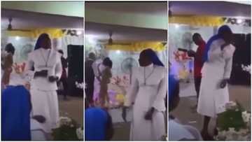 Video of reverend sister's powerful dance moves at wedding reception pops eyes online