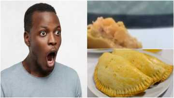 Wetin You No Go See For Lagos? Massive Reactions as Man Laments after Seeing Yam Inside Meat Pie