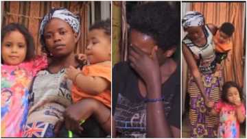 My 2 white husbands abandoned me with kids - Woman shares heartbreaking story in trending video