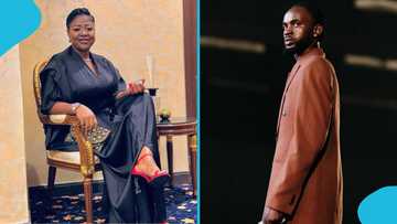 Portia Asare dances and sings Black Sherif's song in plush mansion