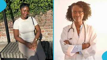 UK-based Ghanaian doctor stirs reactions as she breaks down salary structure abroad: “This is small”