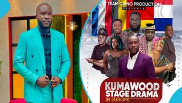 Showing dates and times for Ras Nene's Kumawood Stage Drama in Europe emerge