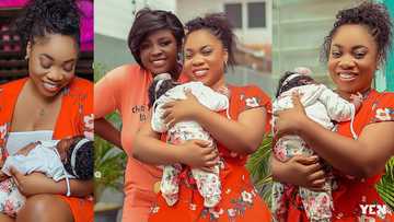 Sad video of Tracey Boakye drops online as Moesha’s condition worsens; Ohemaa Mercy, others console her