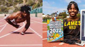 Zion Clark: Athlete born without legs sets Guinness World Record for fastest 20m on 2 hands