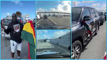 Beautiful videos drop as Accra-London team crosses from France into UK, Ghanaians jubilate