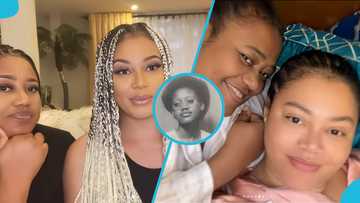 Nadia Buari displays tight bond with her mother on her birthday as throwback photo surfaces, stirs reactions
