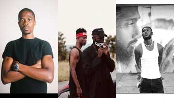 Kwesi Arthur smokes peace pipe with his old-time crony, Bigg Homie Flee