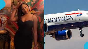 Ghanaian lady shares terrifying turbulence experience on British Airways flight to Accra