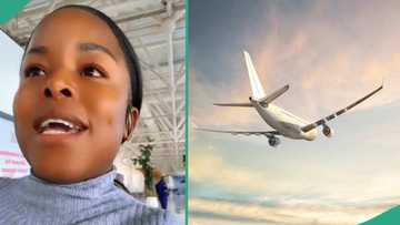 Lady who travelled to Ethiopia notices lack of traffic at airport: "The airport is empty"