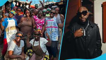 Davido on a video call with Makola traders and Official Starter excites fans, video trends