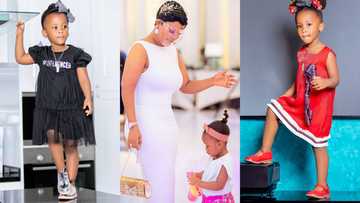 Mummy sorry, wo nsa y3 wo ya - McBrown's daughter Baby Maxin consoles in adorable video after seeing her in pain