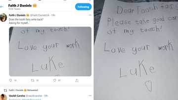 Mother shares sweet letter penned by son to mythical creature; remains puzzled about response