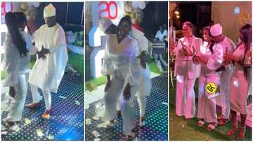 Nkonkonsa celebrated his 40th birthday with his wife in style, dance to Adult music with his wife