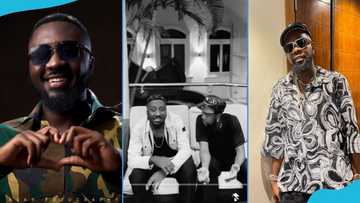 Amerado gets Patoranking to sing in Twi as they jam to his Abronoma song