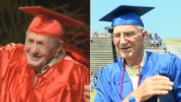 95 and 85-year-old veterans graduate high school