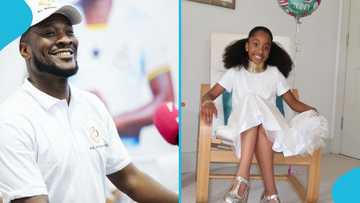 Asamoah Gyan celebrates daughter Ohemaa on 10th birthday, shares sweet photos