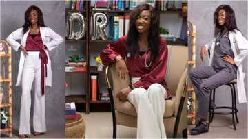 My God is sufficient - Gh lady celebrates as she becomes a doctor from KNUST, drops stunning photos