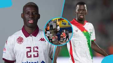 Wydad’s Stephane Aziz Ki suffers serious injury during CAF CC clash with Azam (Video)