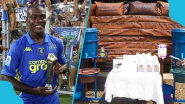 Emmanuel Gyasi: Empoli Striker Donates Medical Items to Madina Polyclinic