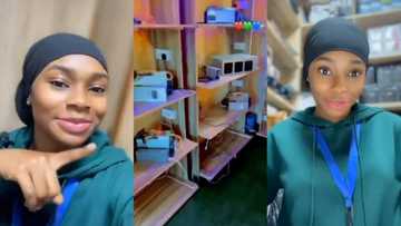 Young lady shares her joy after buying machine that earns her GH¢71 without doing anything