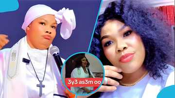 Agradaa fumes and dismisses woman from a front-row seat for sleeping in church, video stirs reactions