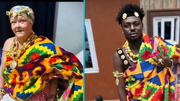 Man marries obroni girlfriend 'old enough to be his mother' after meeting in GH for the first time