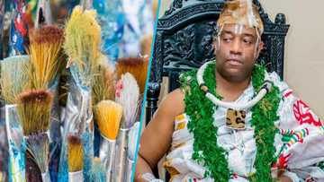 Ga Mantse recounts days as an artist, says his paintings cost between $3K and 10K: "I studied painting"