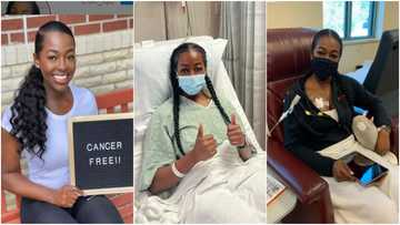 Stunning young lady celebrates beating blood cancer, shares photos to inspire many