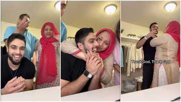 Joyous moment son checks his exam result in presence of parents, their reactions in video melt hearts