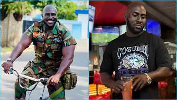Celebrity Ghanaian soldier admits he is now a US citizen: "I served in the army for 19 years"
