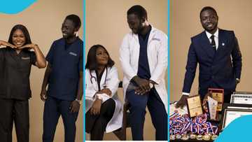 Lovebirds mark academic milestone as they both graduate with enviable records