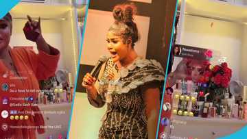 Aba Dope reveals she takes empty perfume bottles from her friends' homes to design her closet: "Ɛyɛ packaging nkoa"