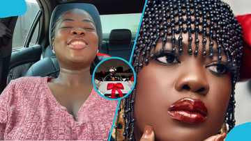 Asantewaa celebrates as she receives Mercedes AMG as a push gift after second birth, video