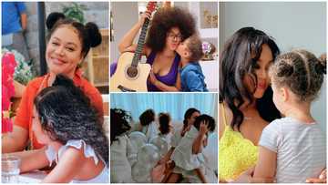 Nadia Buari: 7 memorable times actress almost got caught revealing the faces of her adorable 4 kids