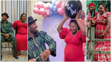 Actor Stan Eze, wife Blessing Obasi host gender reveal party, sweet video melts hearts