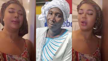 Nadia Buari dresses like Cecilia Marfo to sing 'wha shawa say' in new video; McBrown, others laugh