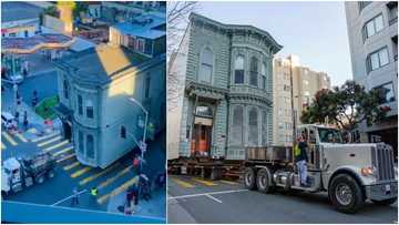 Residents in awe as video shows moment house is lifted and moved to new location