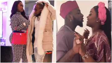 "I've got the baddest chic in the world": Davido gushes over Chioma in loved-up video as they attend owambe