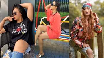 Nadia Buari shows 'bad' side; stuns fans in no makeup and bikini photos