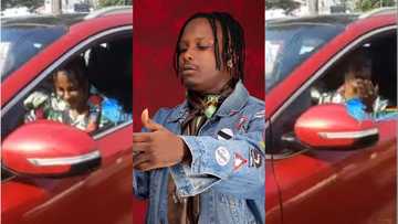 Kelvynboy shows Stonebwoy swag; flaunts his new Gh¢100K SUV in video