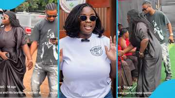 Maame Serwaa makes rare public appearance with her rumoured boyfriend, video stirs reactions