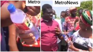 Ghanaian woman keeps bottled water served at Atta Mills' funeral for 10 years, video pops up- "It's a blessing"