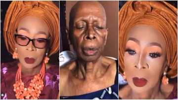 Grandma changes into gorgeous young lady with powerful makeup; video goes viral