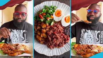 Nigerian man tastes Ghana’s waakye for the first time, declares it a national treasure