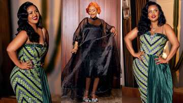 No word to describe you - Fans scream as Nana Ama McBrown shares latest photos in African dress