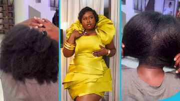Lydia Forson flaunts her 17-year-old natural hair in a video, peeps gush over her online