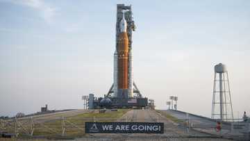 NASA's new rocket on launchpad for trip to Moon