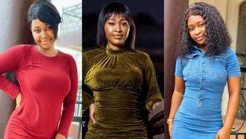 Nana Ama Strong: Strongman's beautiful girlfriend dazzles in latest photo