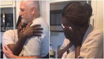 Struggling woman going to fill gas with last GHc30 gets help from 'oyibo' man; later receives over GHc208k